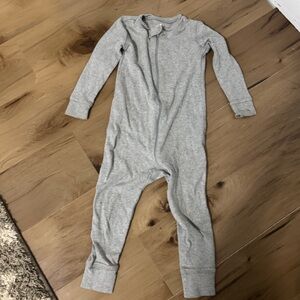 Primary baby organic zip romper